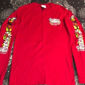 Red Ron Jon surf shop long sleeve